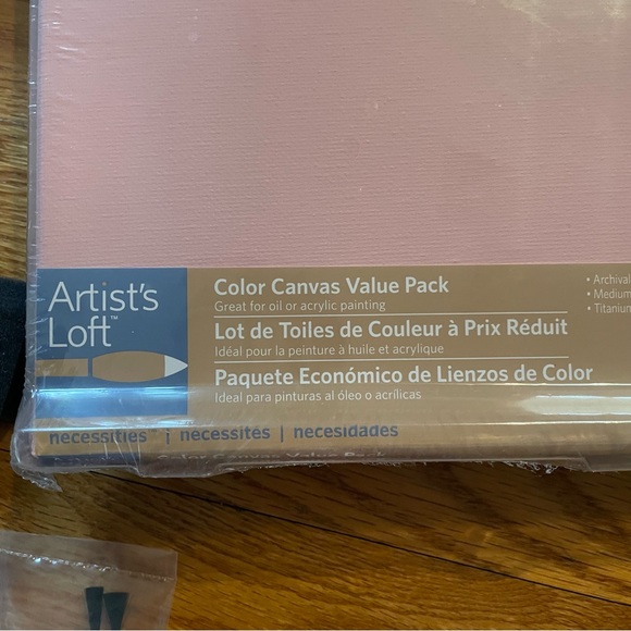 Artist’s Loft Color Canvas Value Pack - set of 2 - Plus Free Supplies - Picture 2 of 12